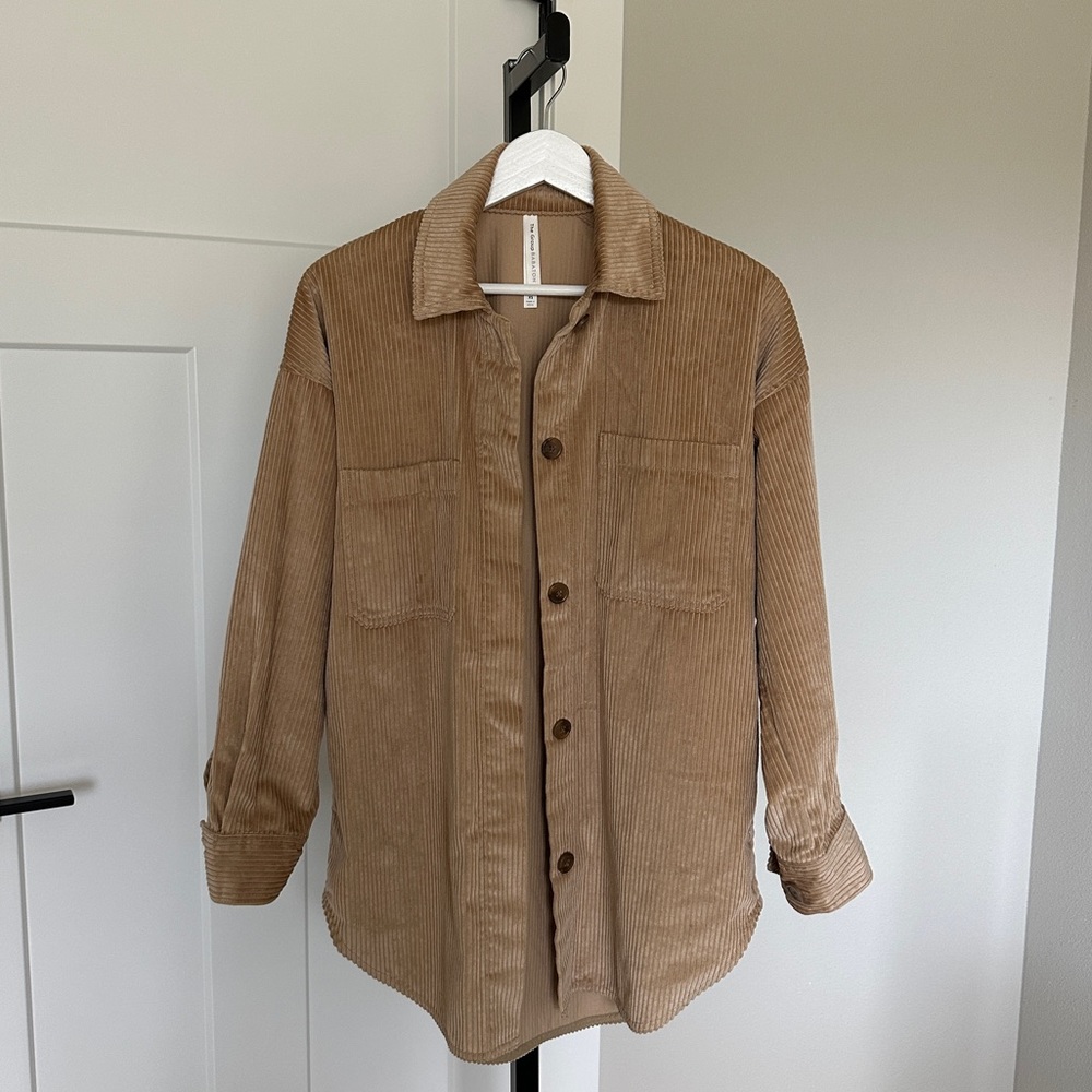 Aritzia Babaton Corduroy Jacket cardigan